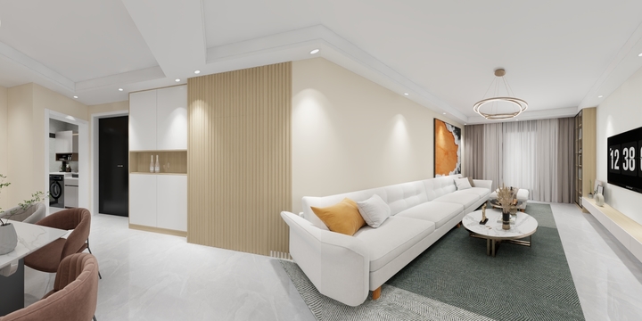 藏哈尔别克·哈不勒力别克-七彩阳光小区4-2-602室方案-装修设计方案