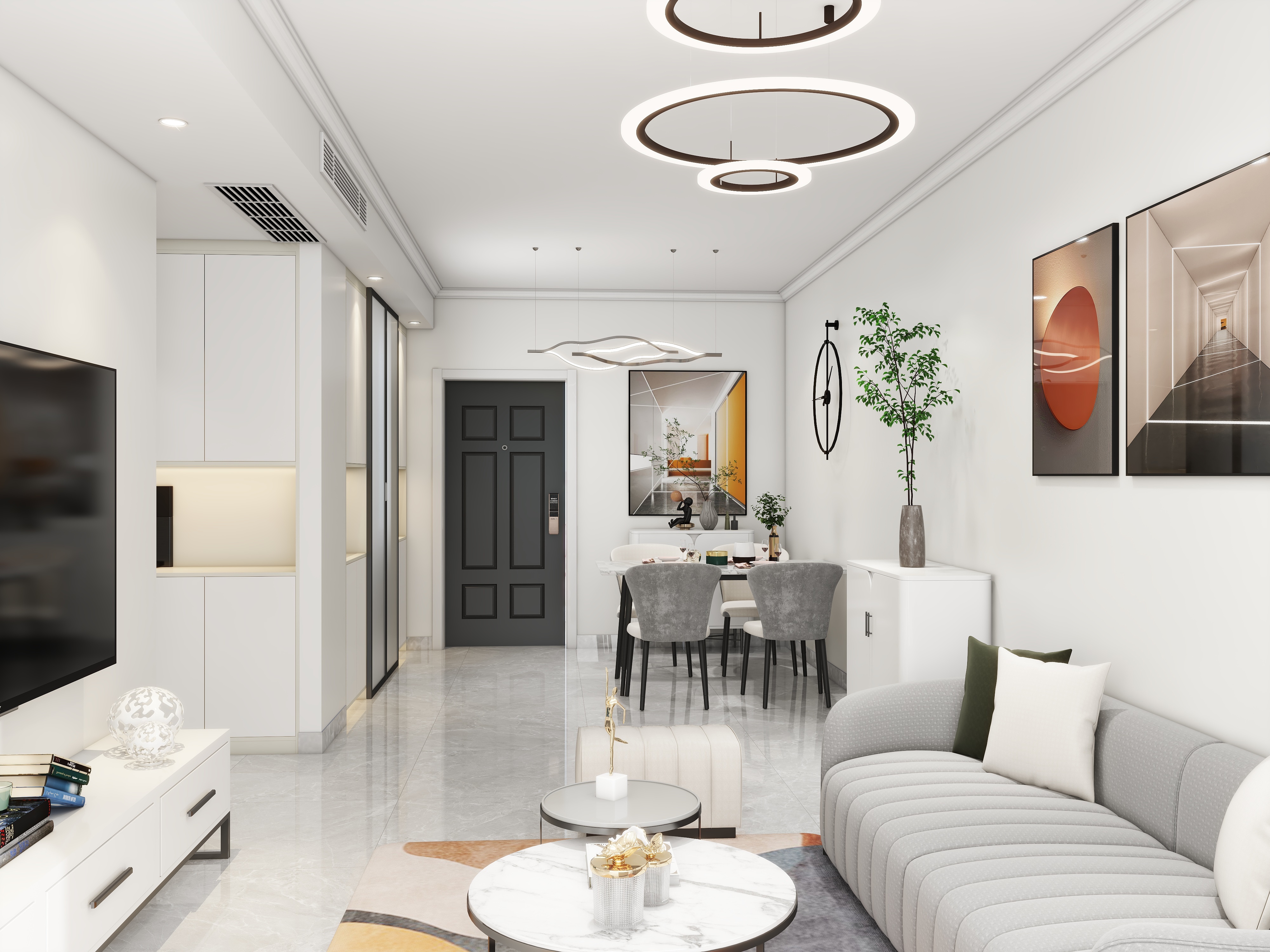 设计师楚巍-正弘新城-陈先生（100平）-1-装修设计方案