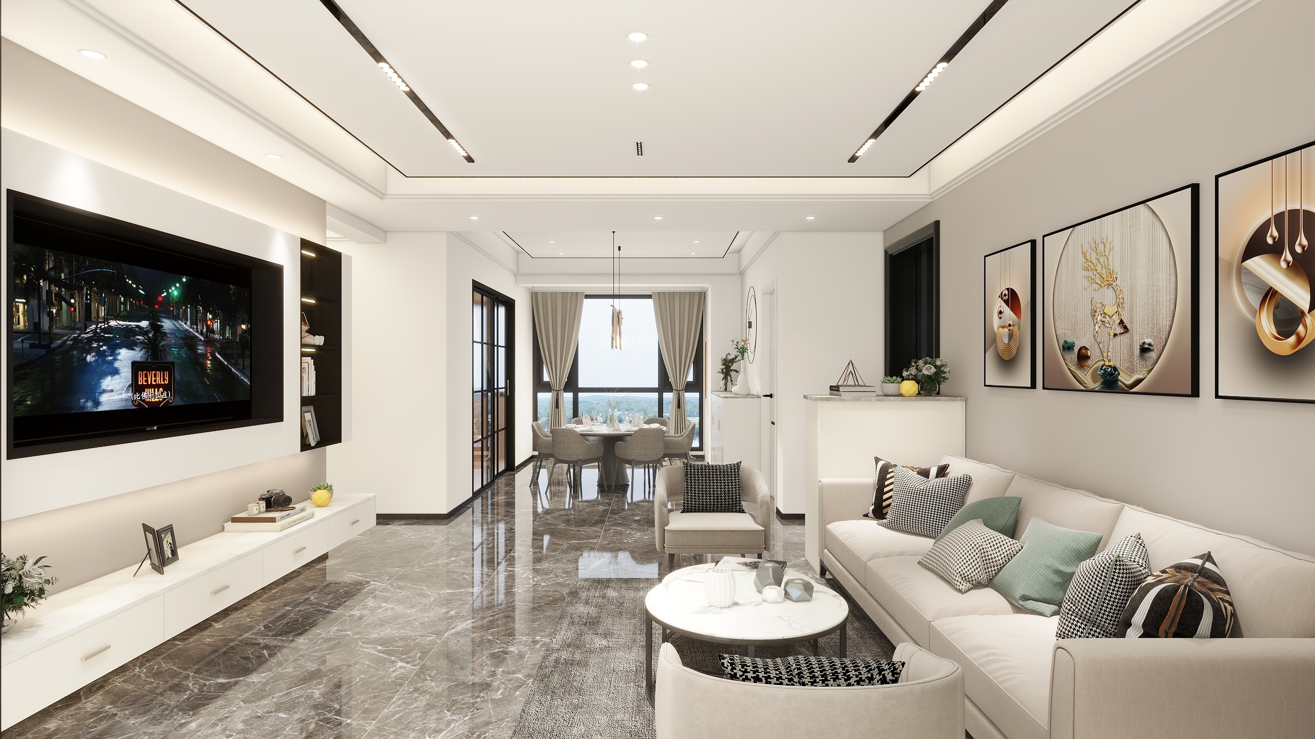 A室内设计阿鹏-御景澜庭3栋1501-现代风-装修设计方案