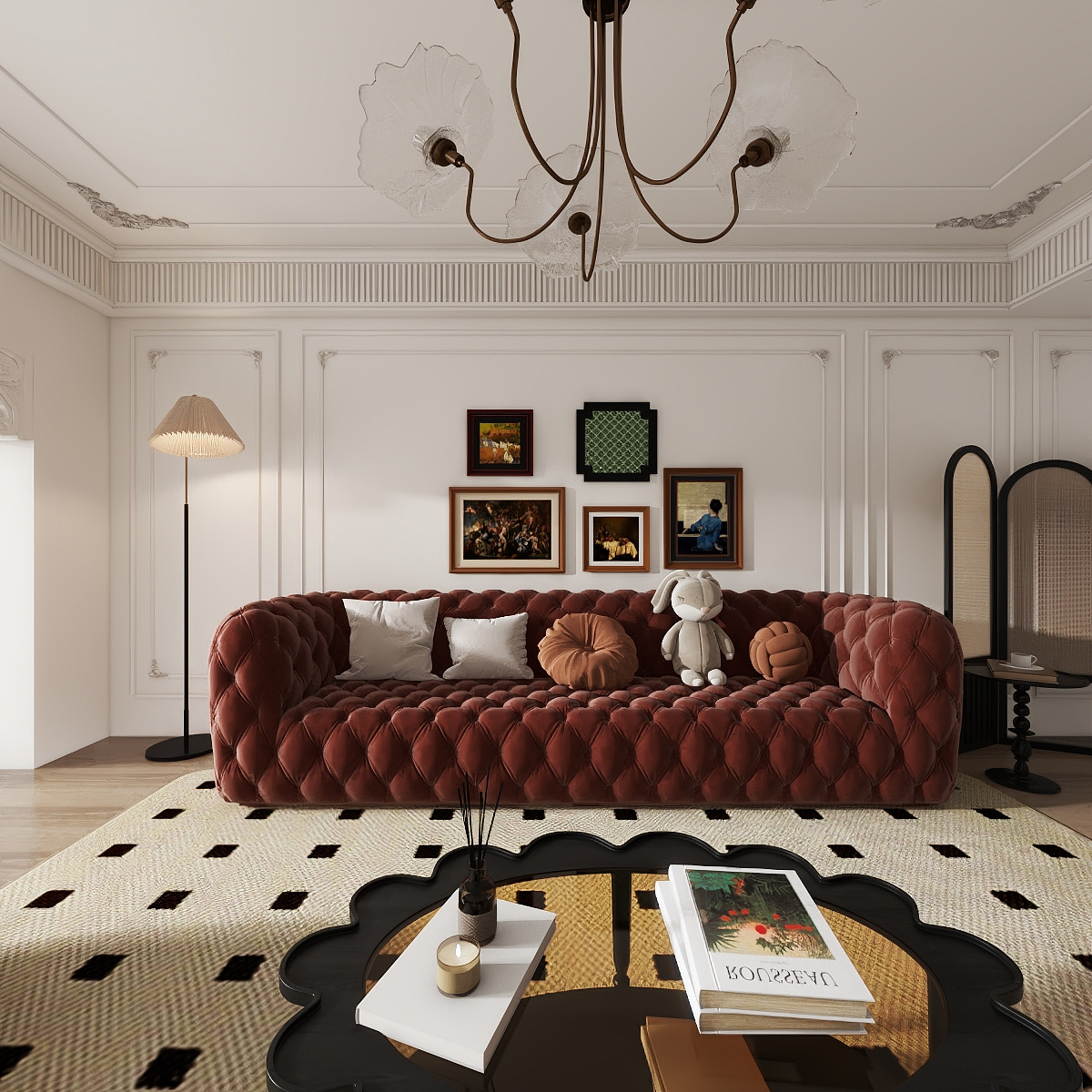 设计师.高木-洛可可花园76㎡装修效果图