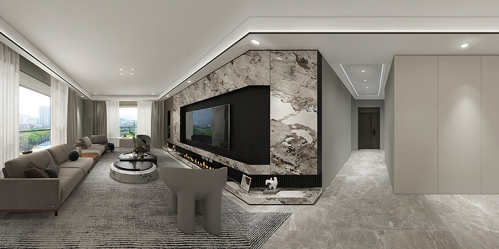 十一根小辫设计工作室-城市树-装修设计方案