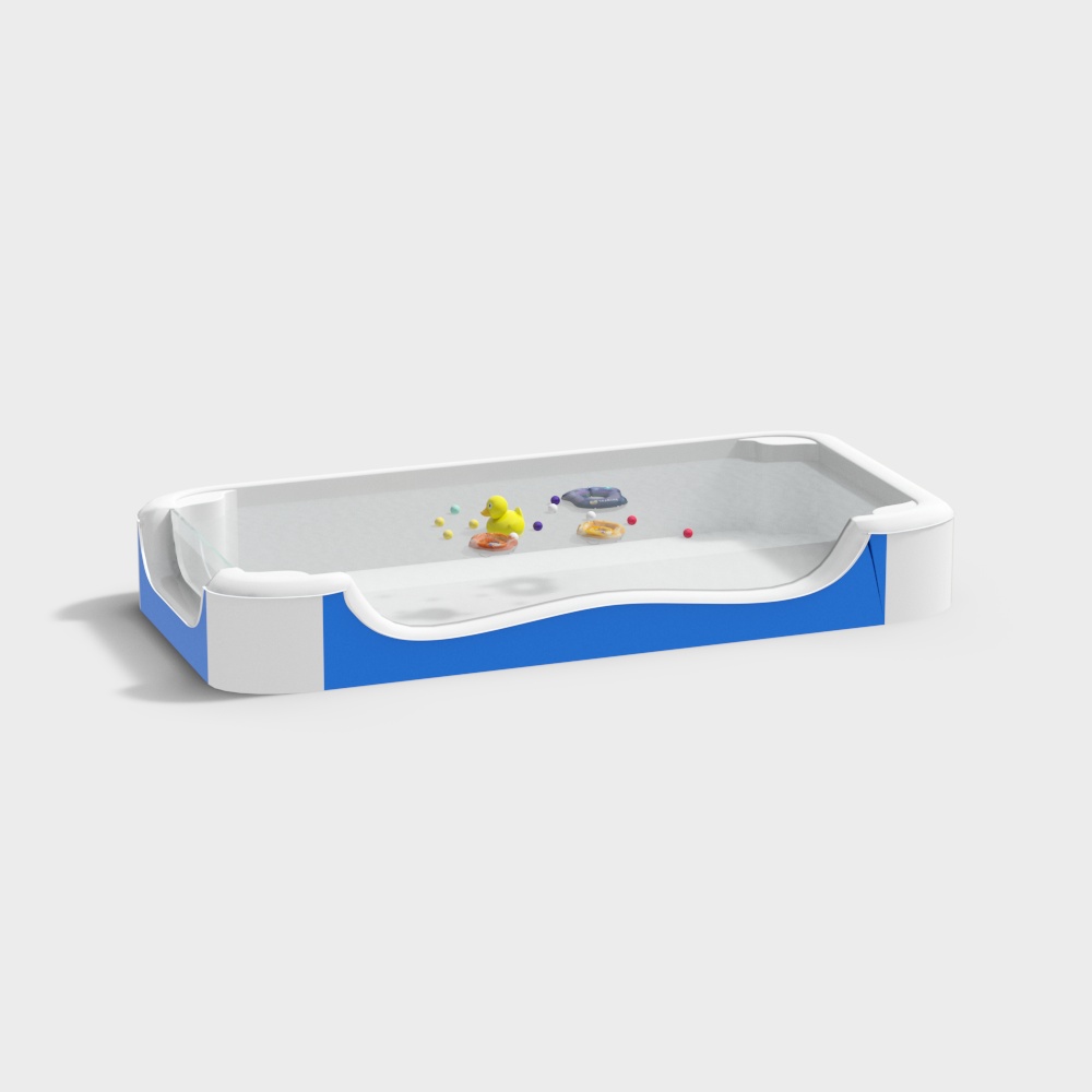 游泳馆婴儿游泳池3D模型