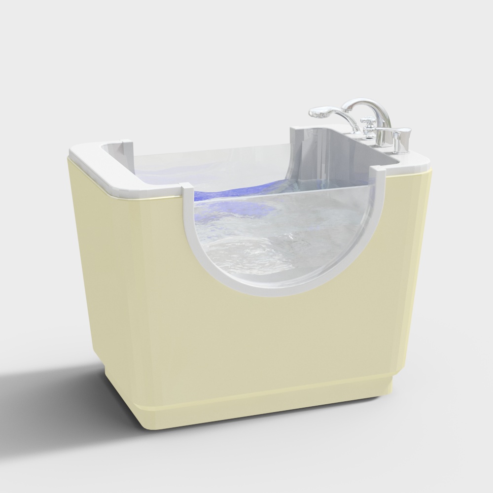 母婴店游泳池3D模型