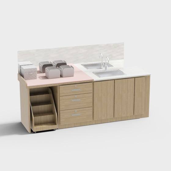Maternity and baby store diaper care table