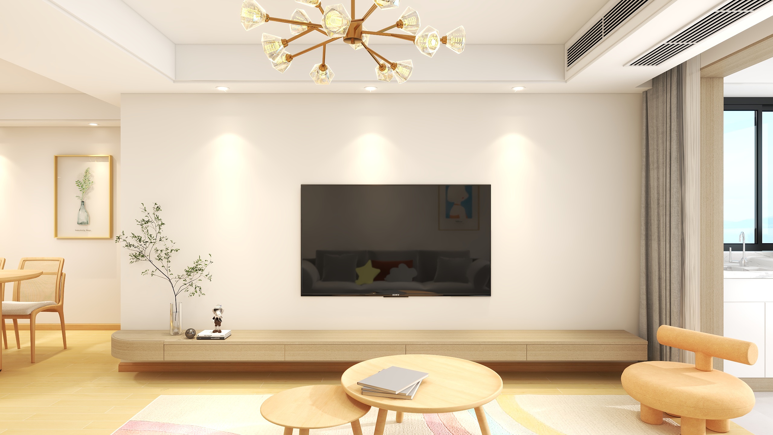 云杉空间设计师-106㎡3室装修效果图