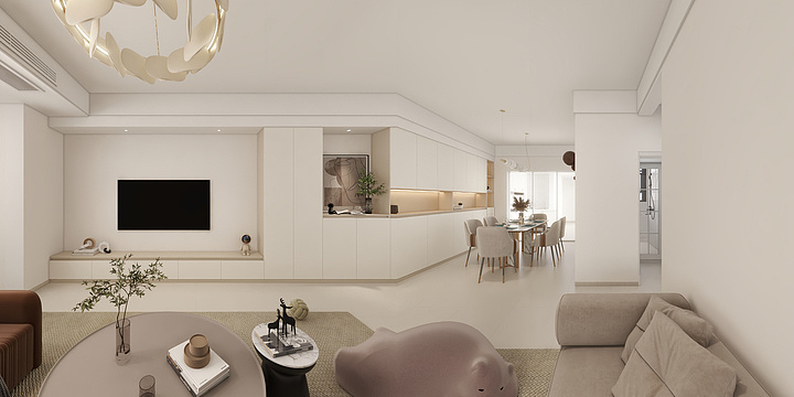 设计师灼夜-荷塘嘉苑-现代简约-2-装修设计方案