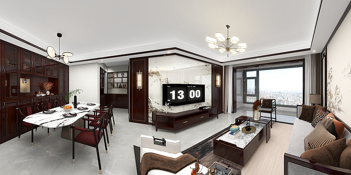 息县TATA木门颍子-中央城1--1601-装修设计方案