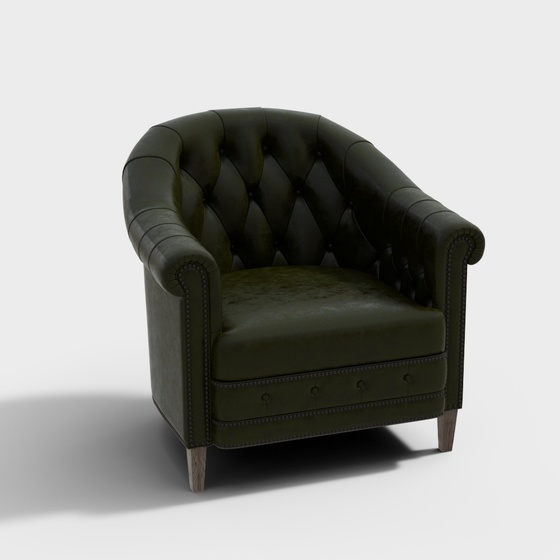 American green leisure chair