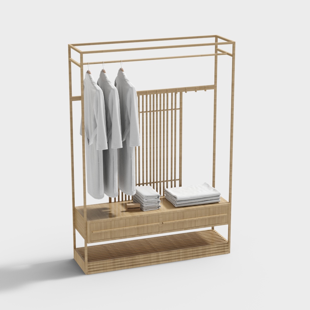 Hotel clothes online rack