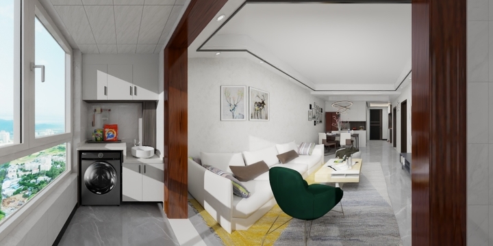 千寒梦雪-滨湖国际38-西-2302-装修设计方案