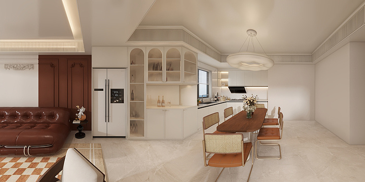 乐屋装饰.-美式客餐厅-装修设计方案