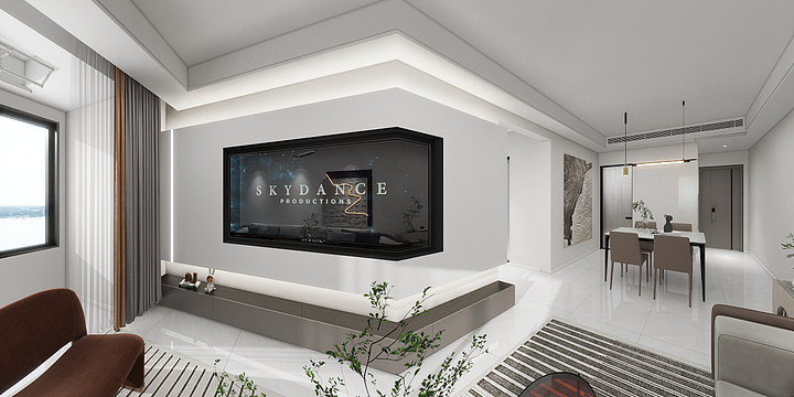 Creativeness-华彩唐人街-意式风格-装修设计方案