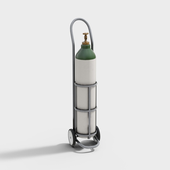 High pressure oxygen cylinder