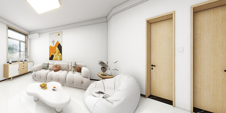 AA猫头鹰AA-现代简约二居-装修设计方案