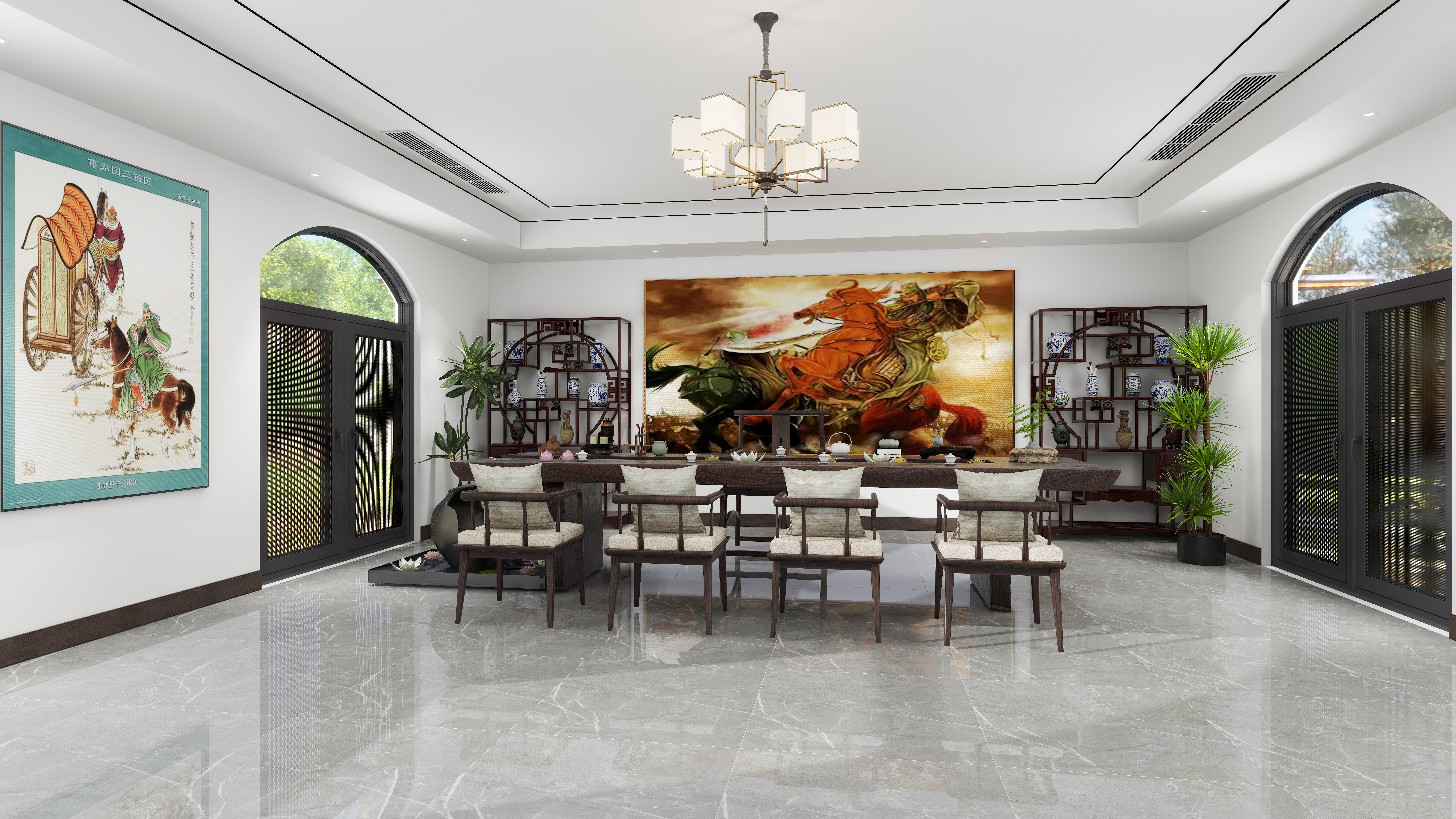 运城裴少-会议室餐厅~关公故里常平-装修设计方案