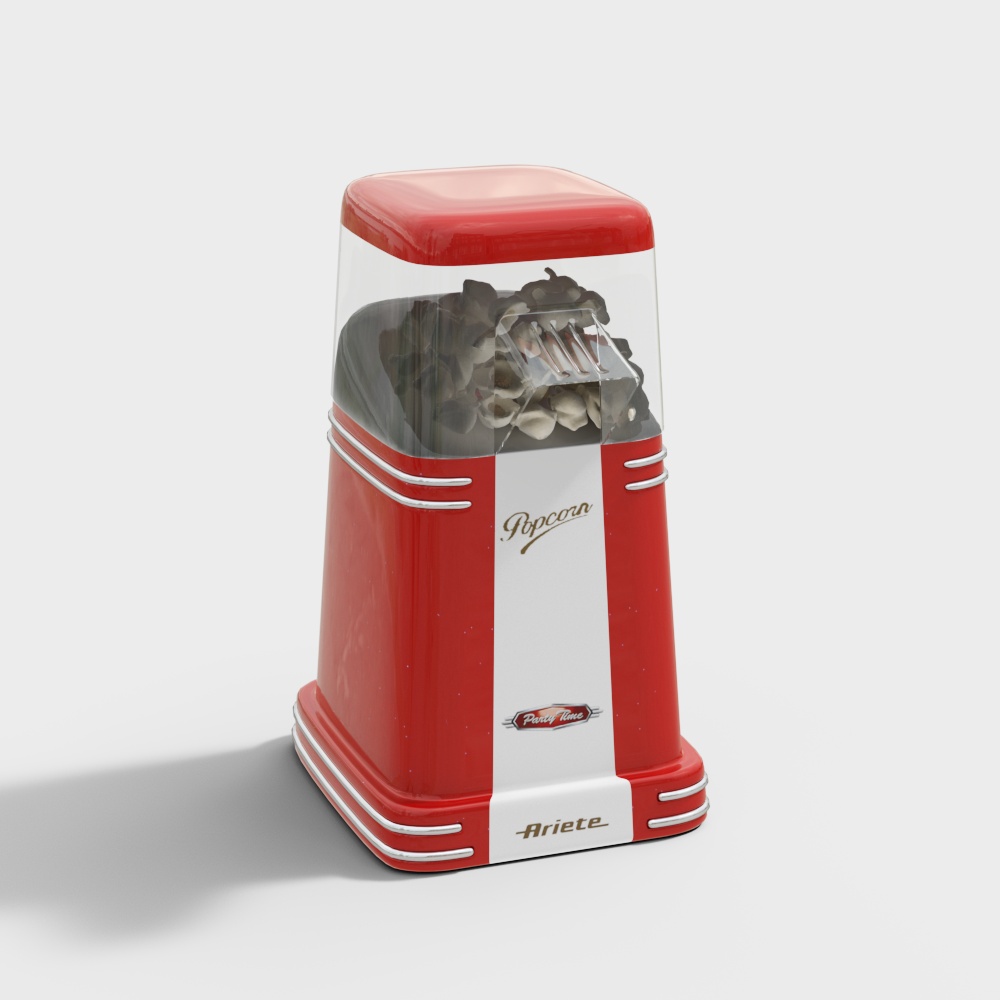 小号爆米花机3D模型