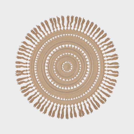 Southeast Asian round rugs
