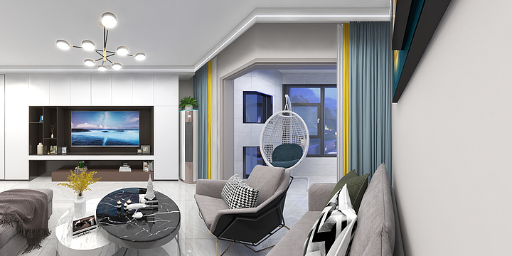 阿正设计-星联七号院1#3-402 刘总雅居设计图-装修设计方案