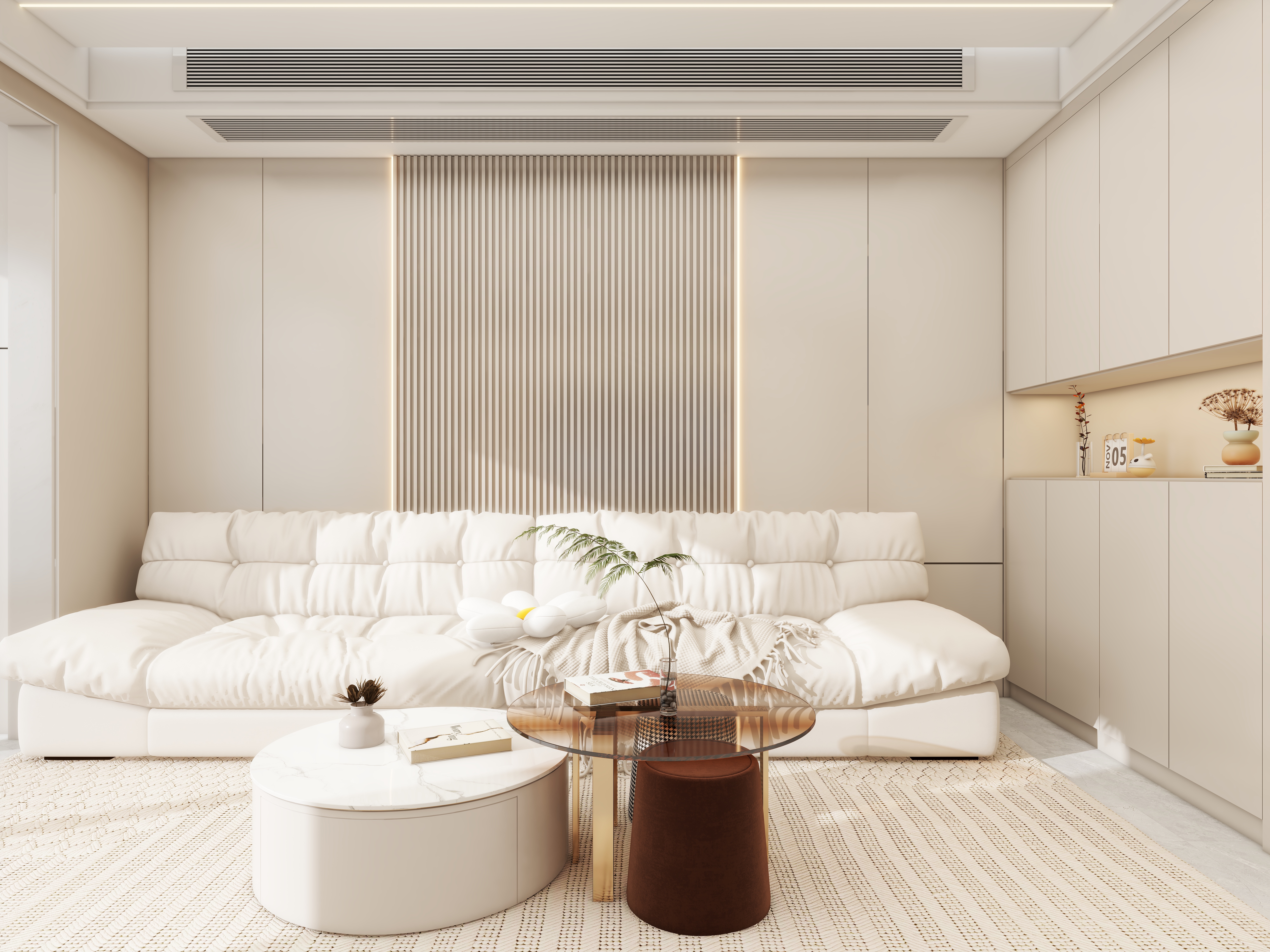 壹诺设计工作室-115㎡3室-现代简约装修效果图