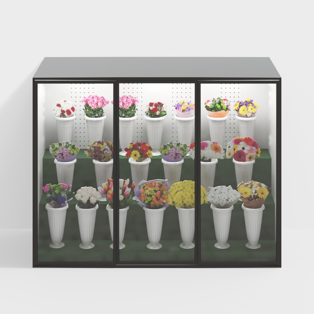 花店鲜花保鲜柜3D模型