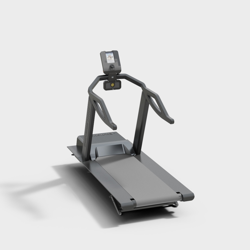室内健身器材跑步机款式一3D模型