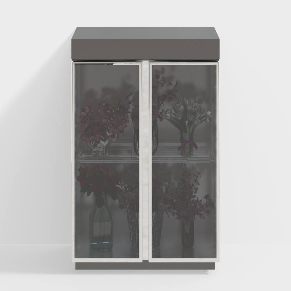 花店鲜花保鲜柜3D模型