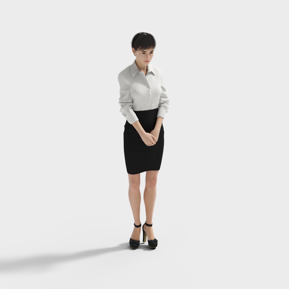 女性职员人物