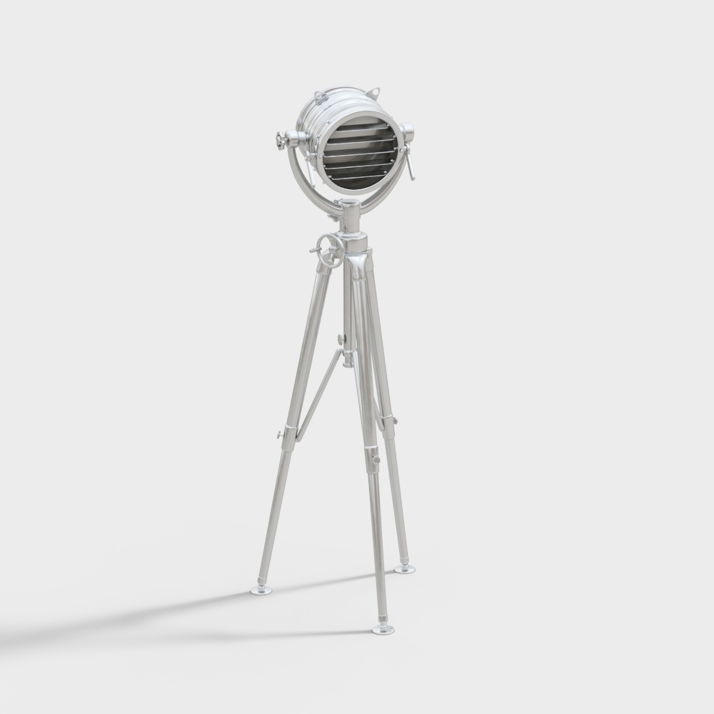 录影棚补光灯3D模型