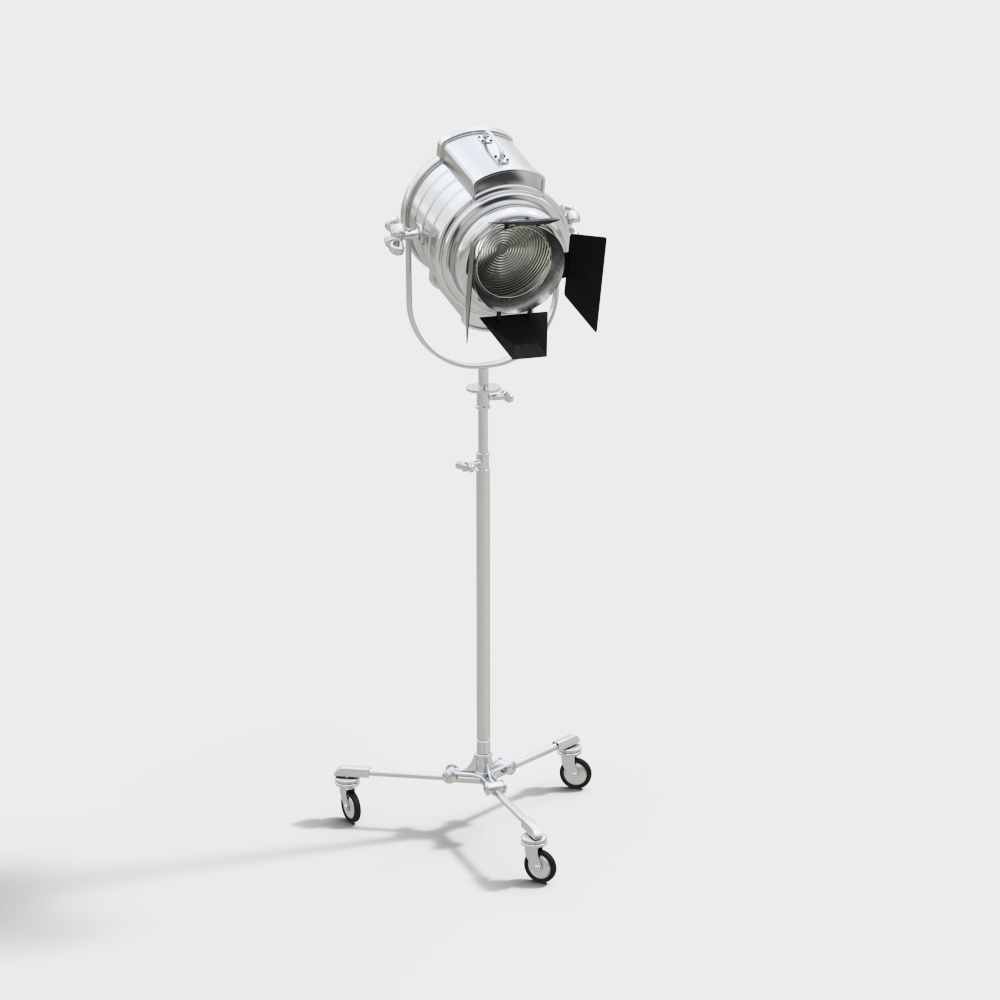 录影棚补光灯3D模型