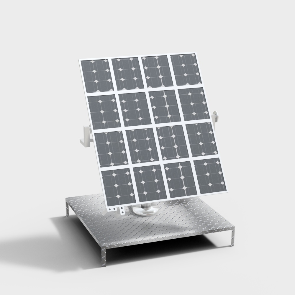 太阳能板3D模型