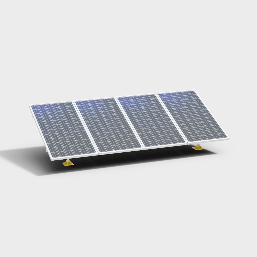 太阳能板3D模型