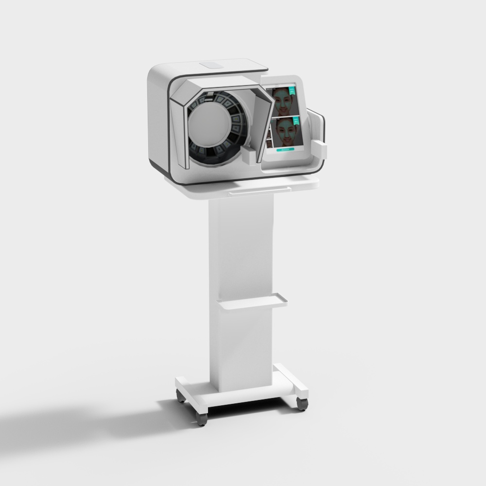 检测面部美容仪3D模型