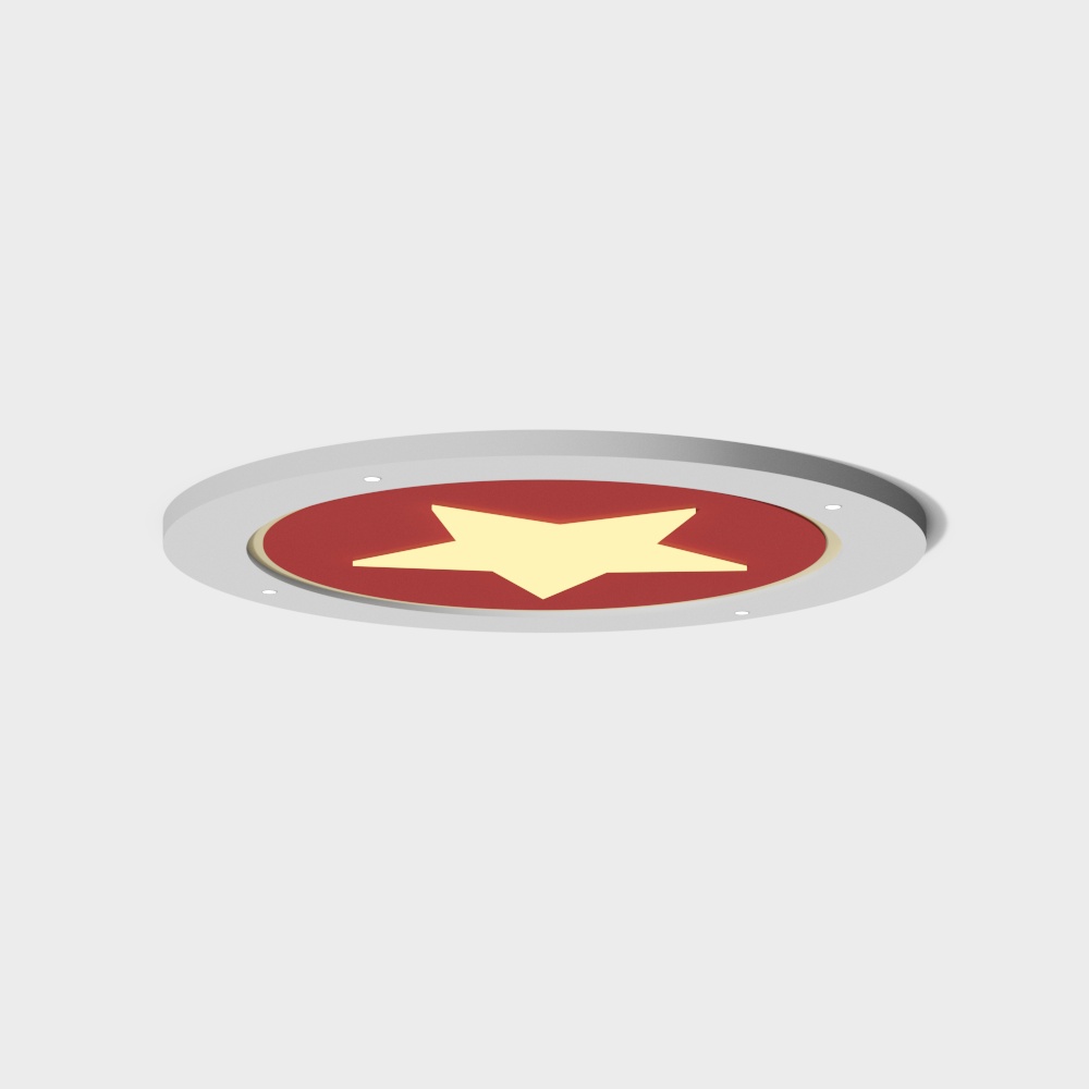 党建展厅五角星造型吊顶