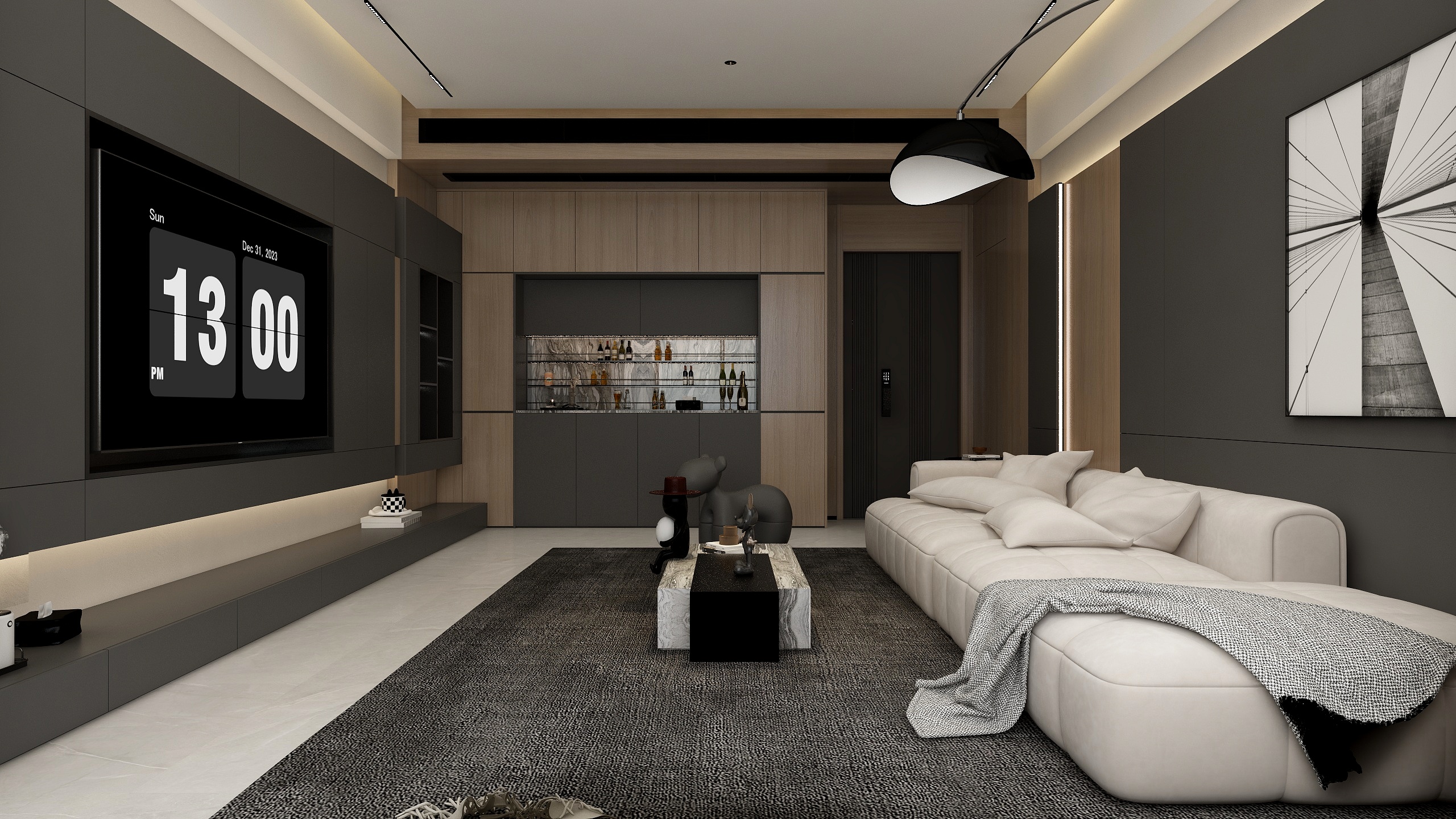 张煜强煜境设计-191平米装修效果图