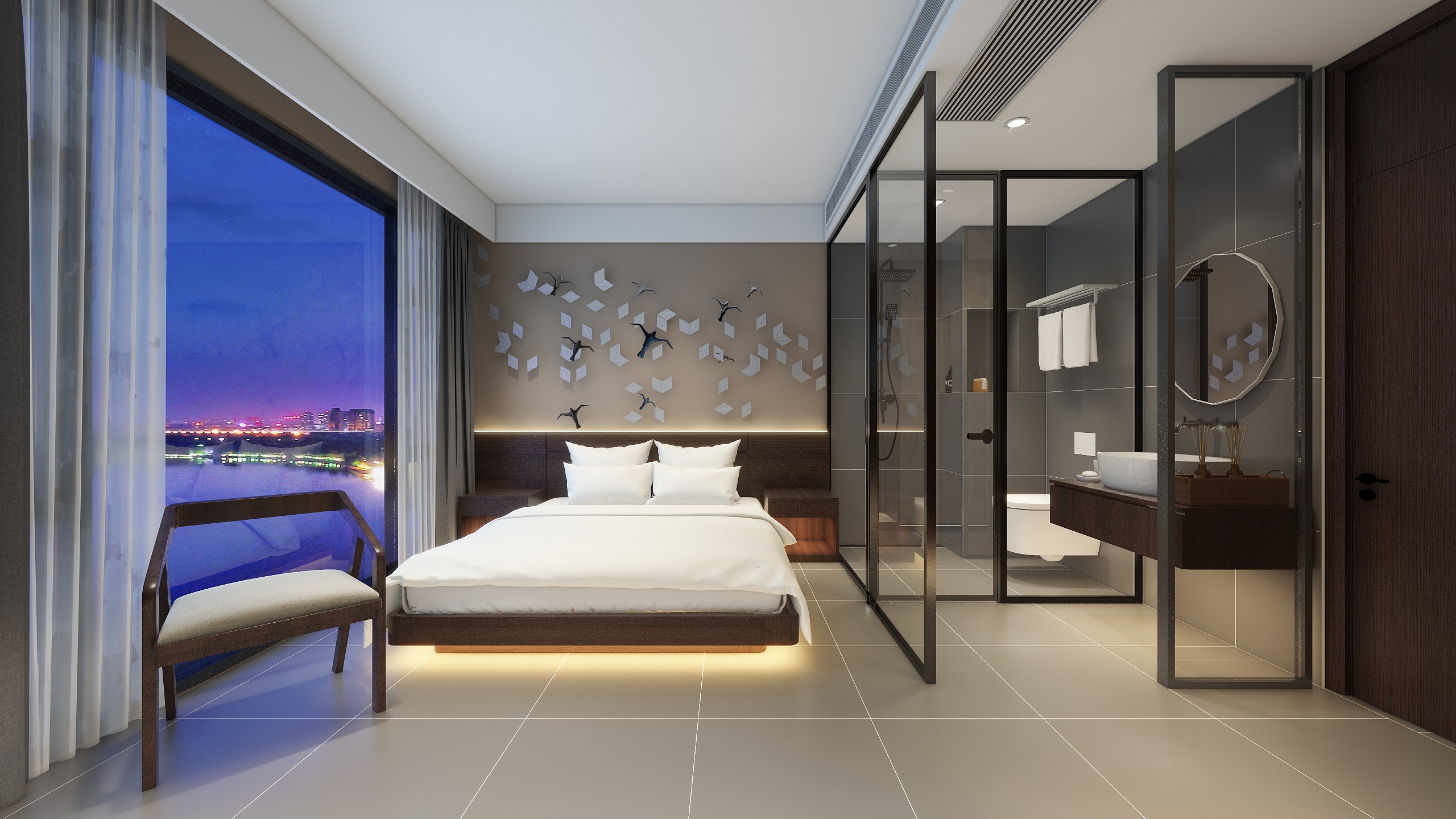 神马云在线-田园18方 浠水民宿客房装修效果图