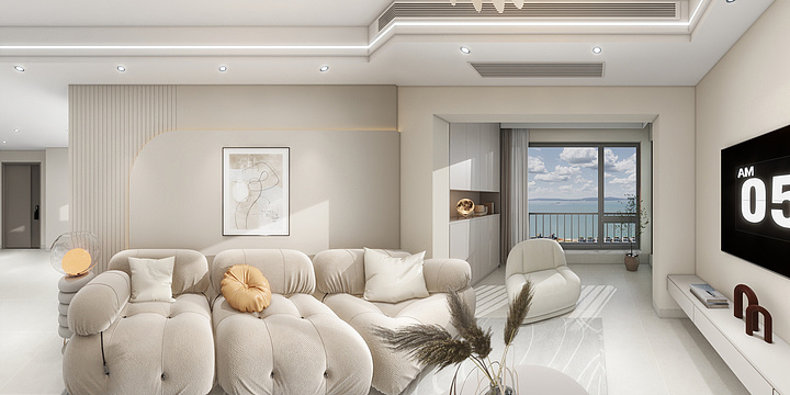 潮聲-《千千阙歌》凯旋城-装修设计方案