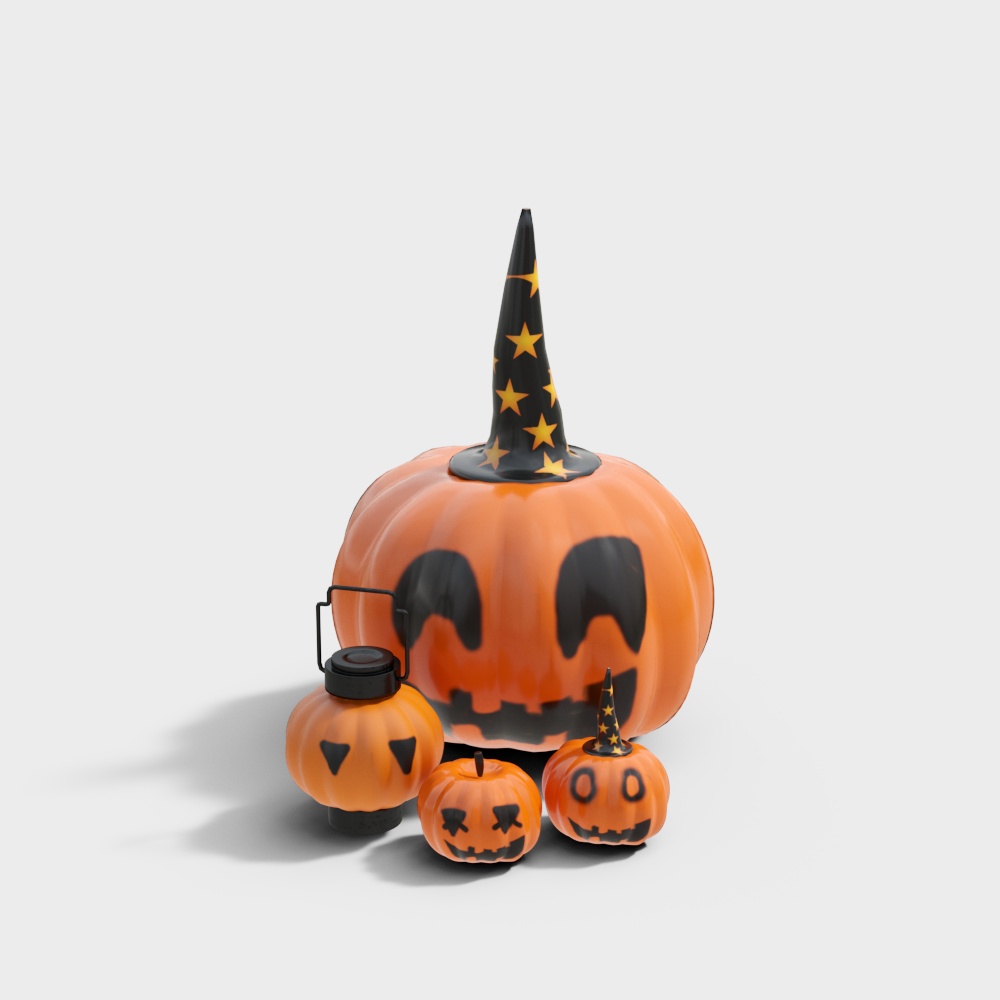 Halloween pumpkin ornaments