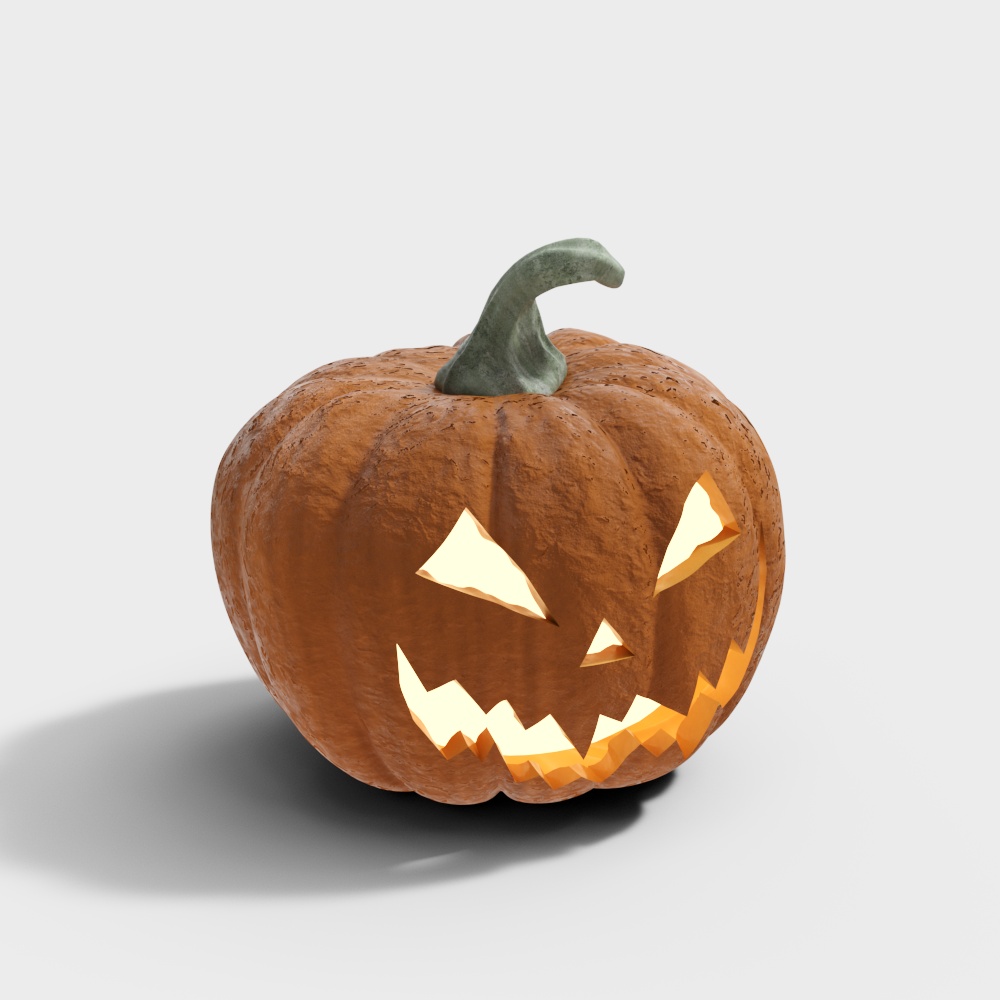 Halloween window display pumpkin
