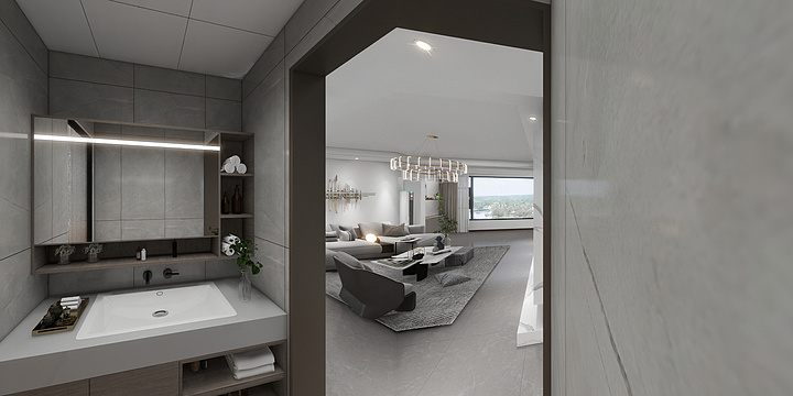 ZDS---纳帕沁园134平无主灯-装修设计方案