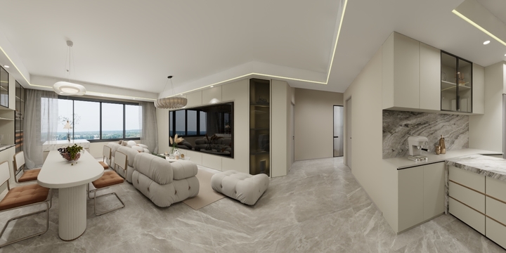 十一根小辫设计工作室-翠景台133-装修设计方案