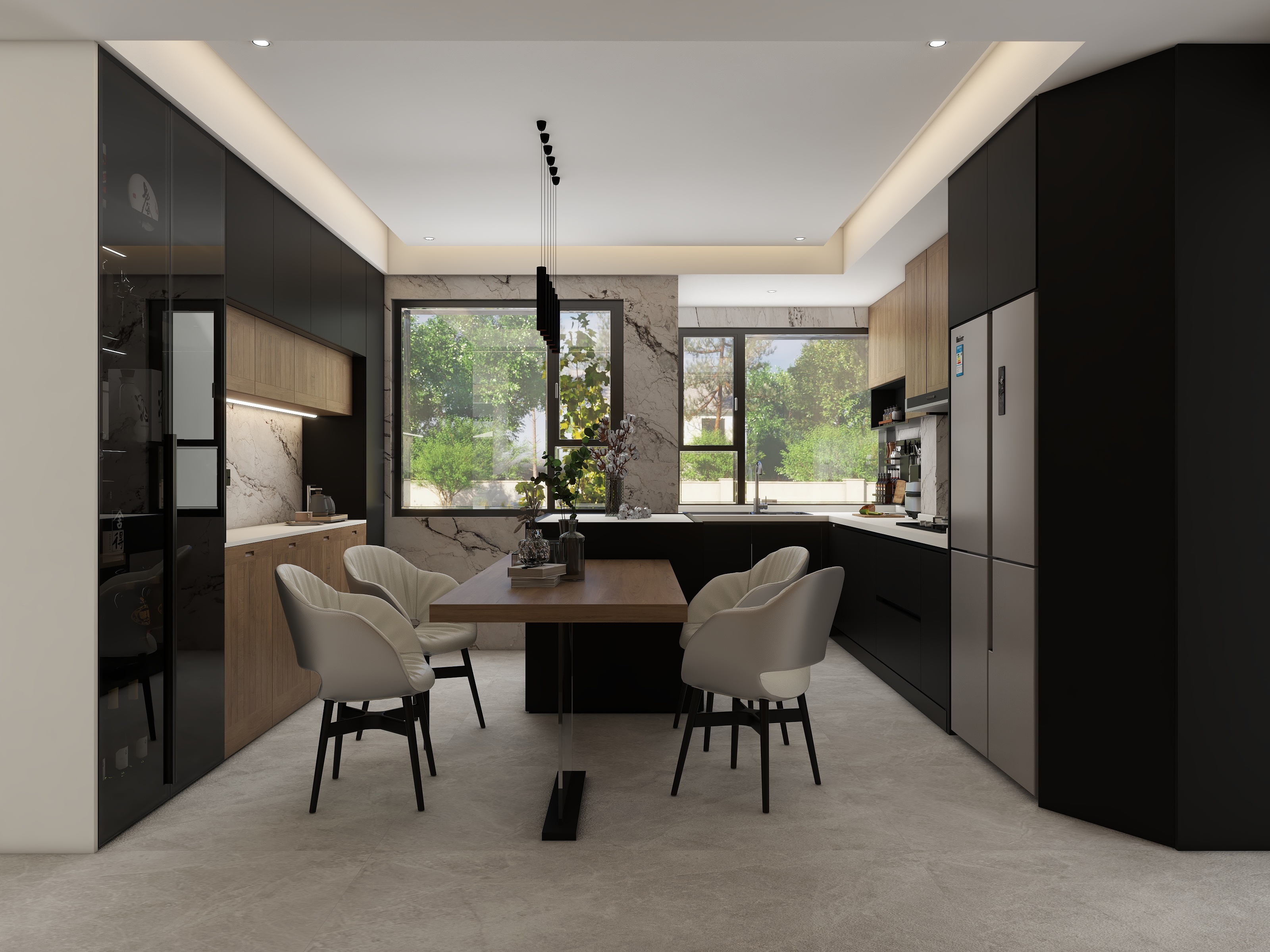 戴熤-金海国际花园方案三（吊顶丢失）-装修设计方案