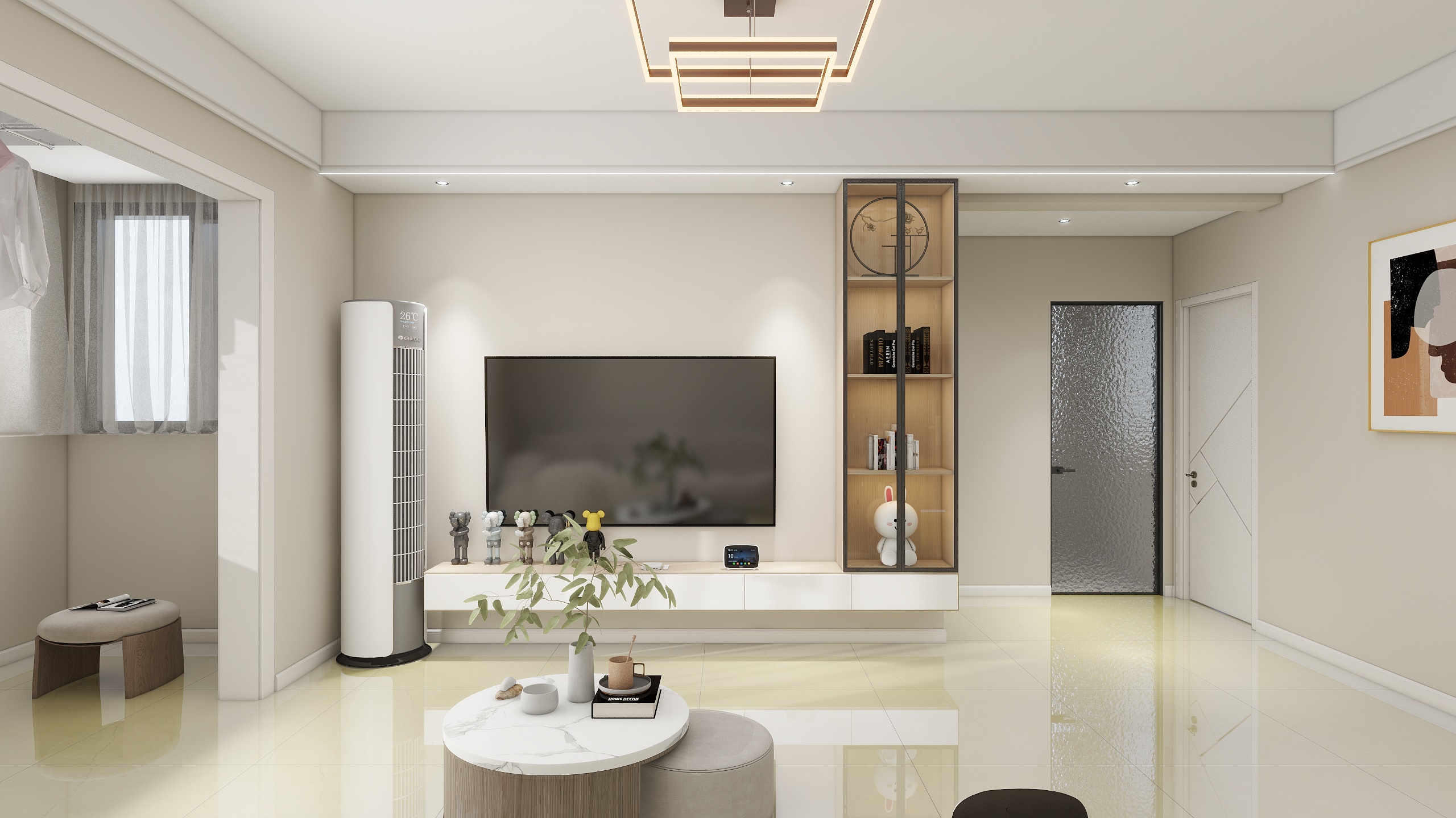 仁豪装饰设计工作室-阳光花园79㎡2室-装修设计方案