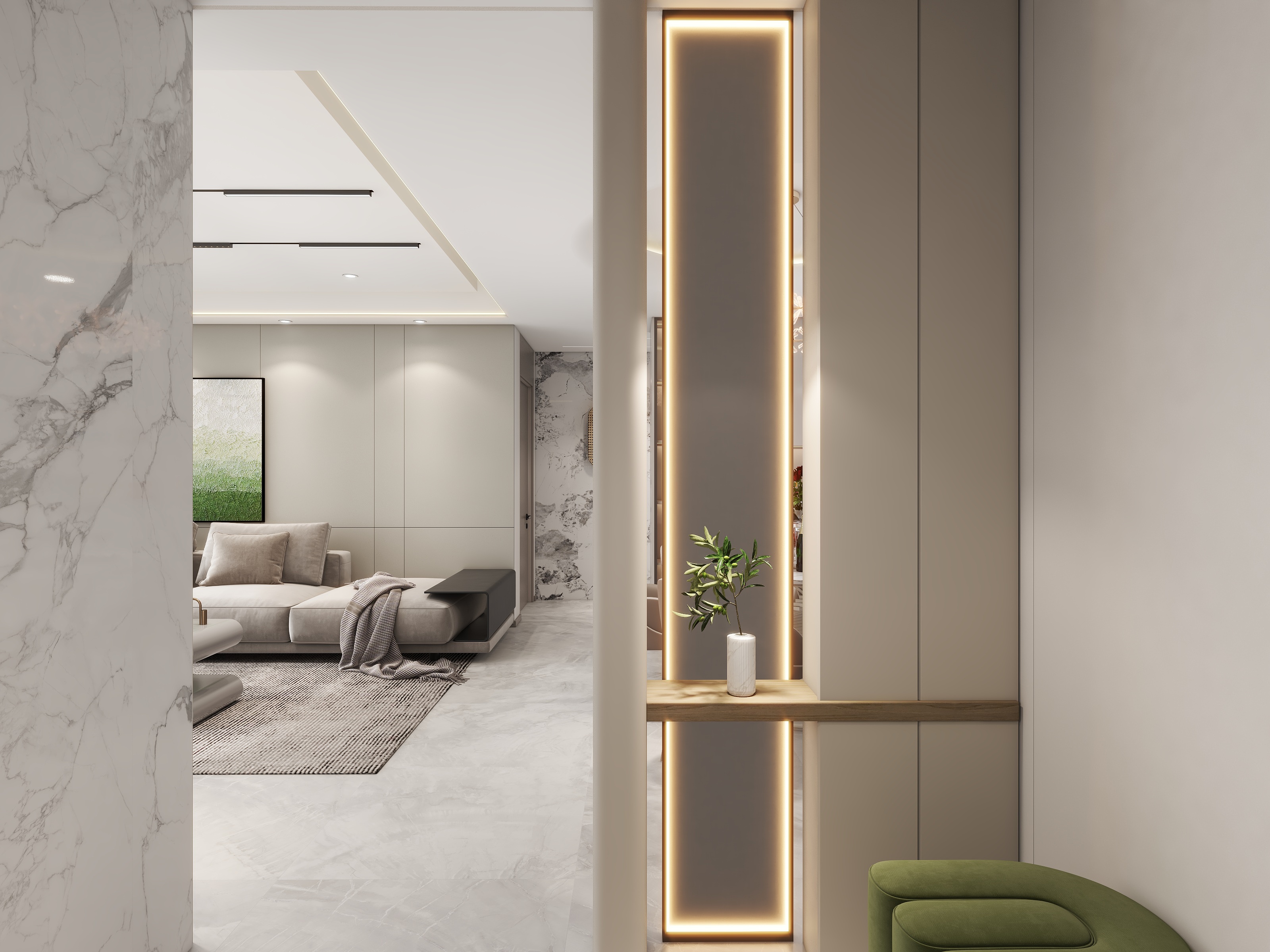 设计师一尘-奶油风意式混搭——金隅大成郡-装修设计方案