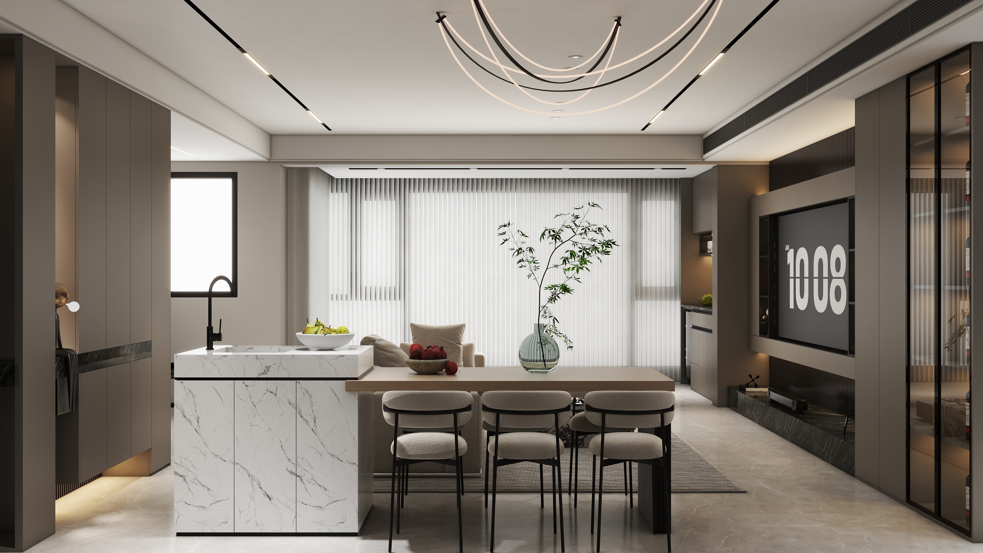 四川汉和装饰装修工程有限公司-阳光城3-1-401雅居 意式轻奢-装修设计方案