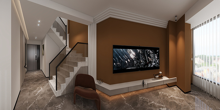 浮沉-万达公寓5栋910室设计方案-装修设计方案