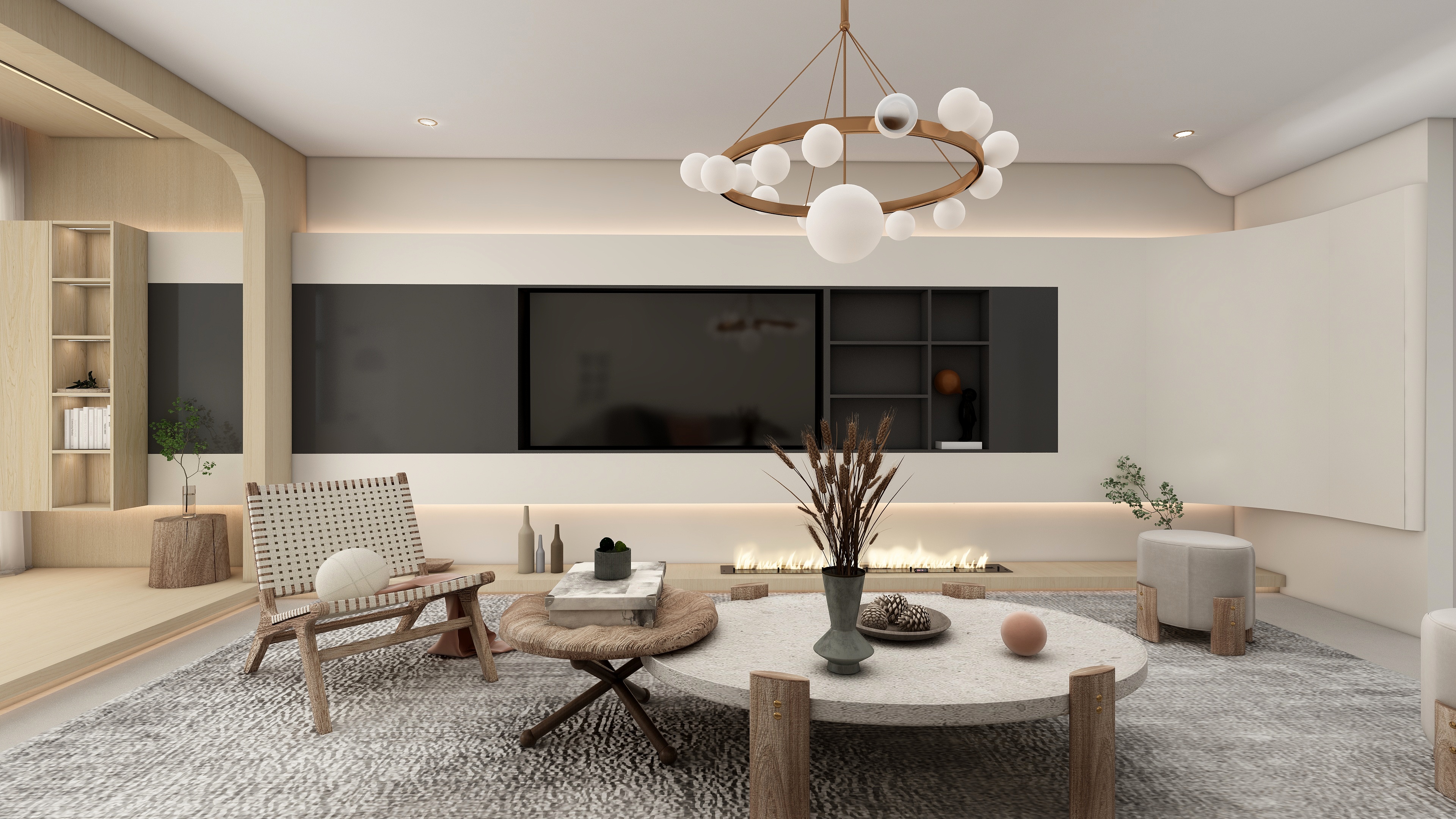 可苦可乐c-碧桂园200㎡装修效果图