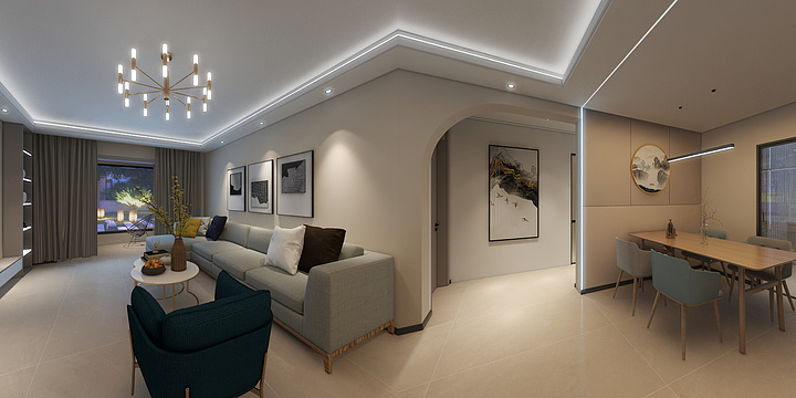 鹏庭装饰设计-金域中央-装修设计方案