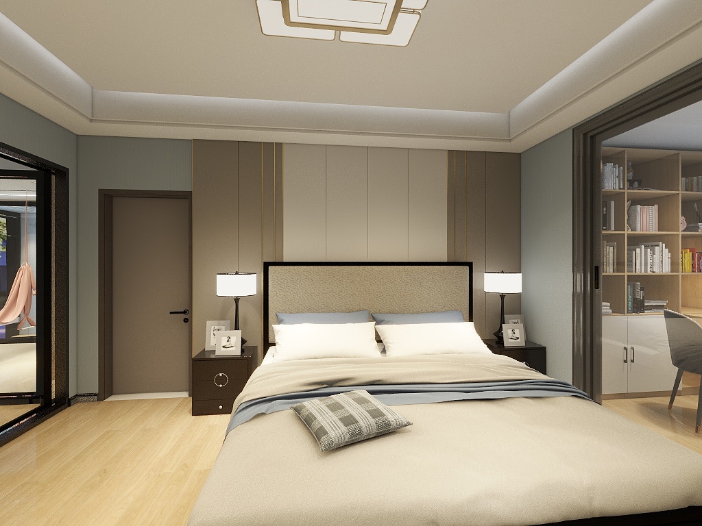 朝司暮想-142㎡2室装修效果图