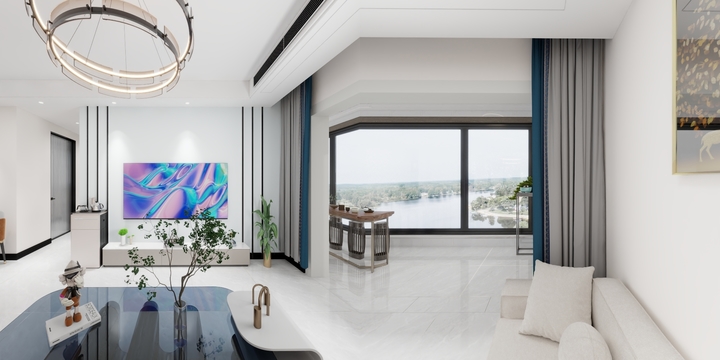 合美顺建筑装饰-碧桂园城市之光2601 室 六号楼122平方-装修设计方案