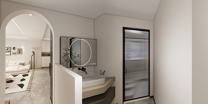 室内设计师艾工-丽水湾27-1906-装修设计方案